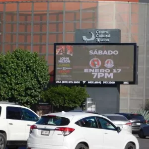 Pantalla Glorieta Centro Cultural Tijuana